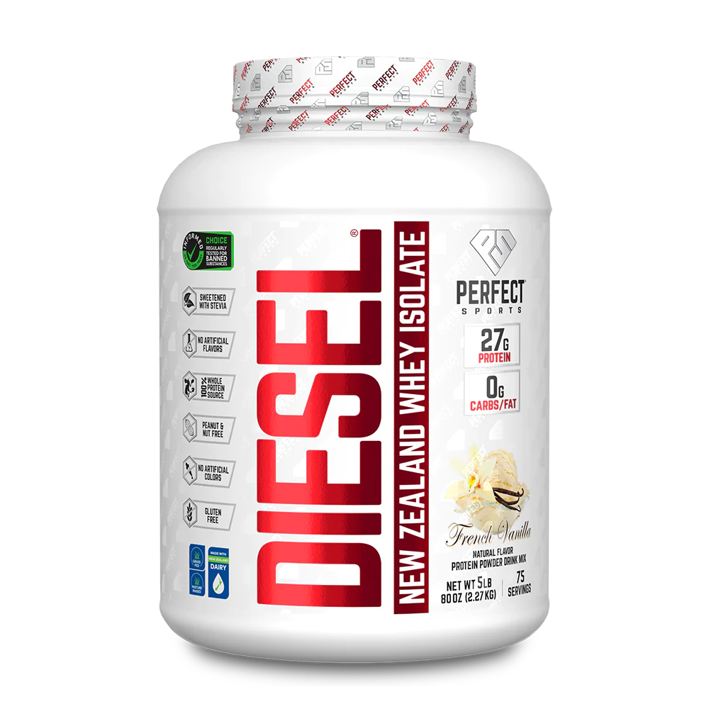 Perfect Sports - Diesel New Zealand Whey Isolate Protein - 5lbs