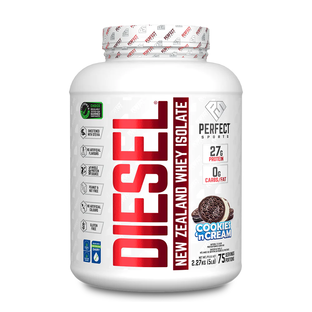 Perfect Sports - Diesel New Zealand Whey Isolate Protein - 5lbs
