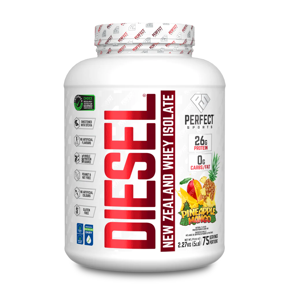 Perfect Sports - Diesel New Zealand Whey Isolate Protein - 5lbs