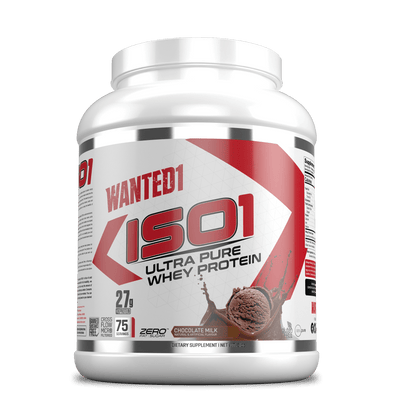Wanted1 ISO1 - Ultra Pure Whey Isolate Protein - 5lbs