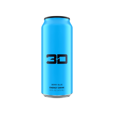 3D Épicerie Bleu Blue Razz / À l'unité 3D ENERGY DRINK - 473ML