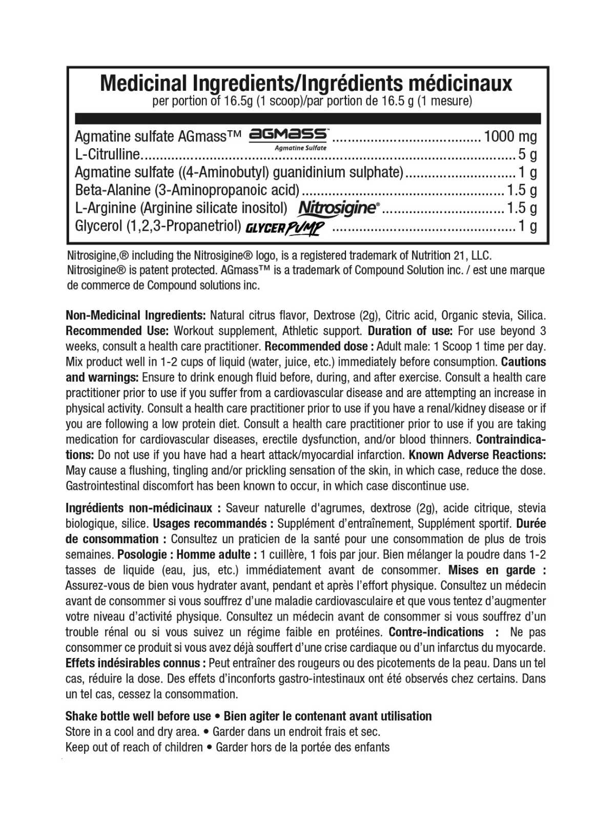 ATP Labs Suppléments Agrumes E-Nos ATP