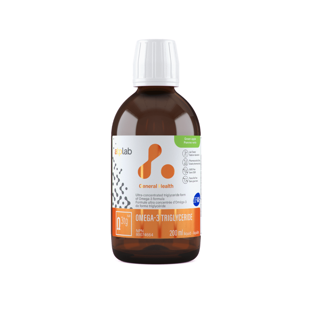ATP Labs Suppléments Pomme Verte OMEGA-3 LIQUIDE - 200 ml