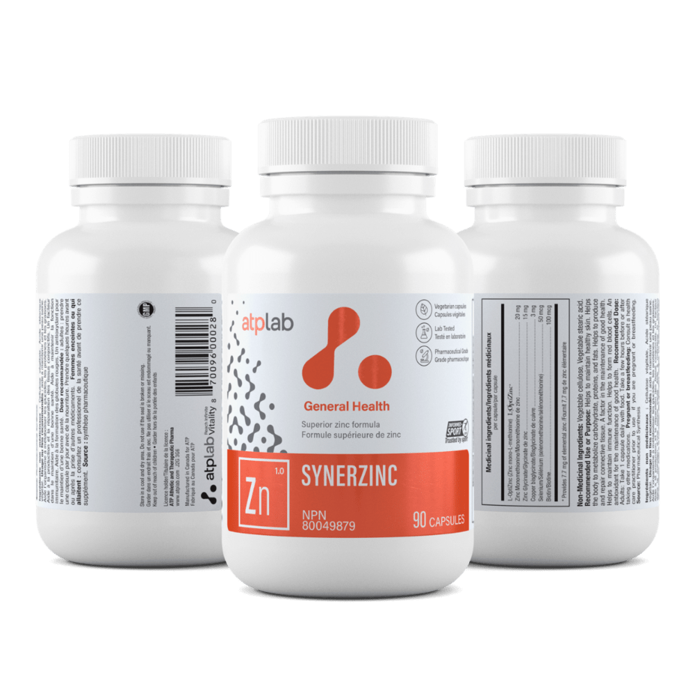 ATP Labs Suppléments SYNERZINC - 90 caps