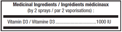 ATP Labs Suppléments VITAMIN D3 SPRAY - 52ml